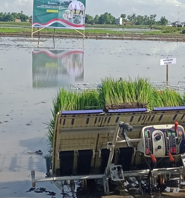 Koorparik It Koopsud II Hadiri Gerakan Menanam Padi Serentak Bersama Presiden RI