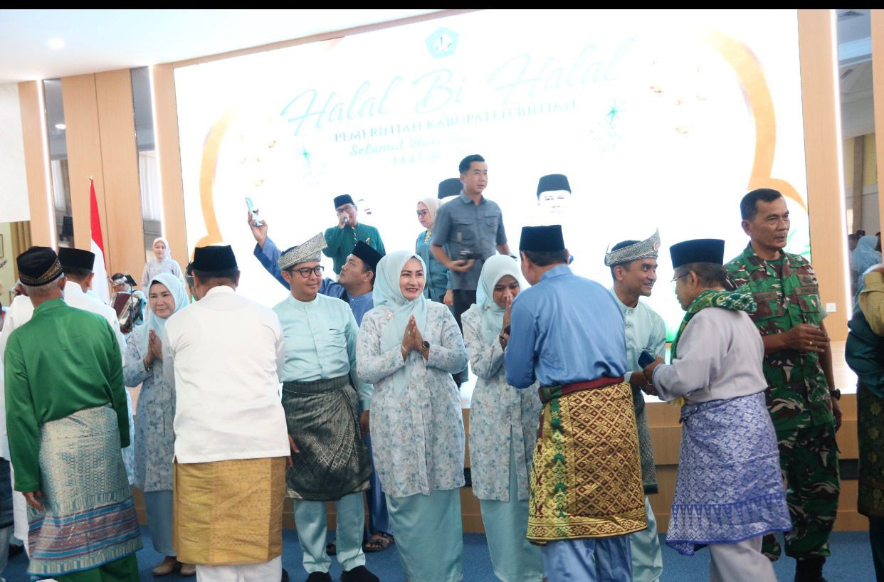 Mempererat Silaturahmi, Danlanal Bintan Hadiri Halal Bihalal Forkopimda Bintan