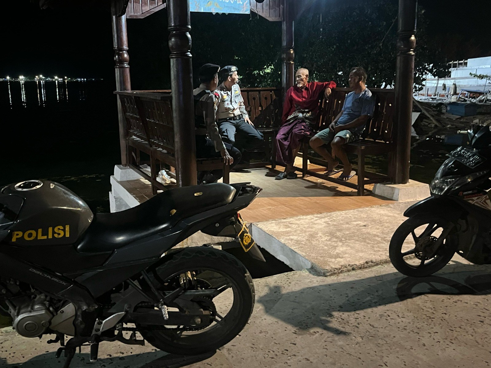 Polisi Baik dan Humanis, Polsek Kepulauan Seribu Utara Himbau Warga Hindari Judi Online dan Cegah Tawuran