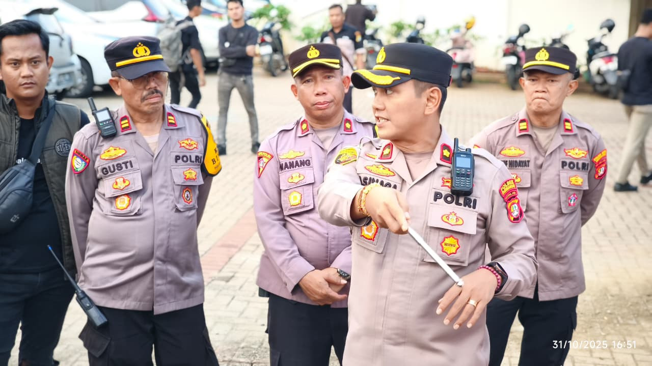 Polres Metro Jakarta Utara Gelar TWG dan Apel Pengamanan Konser “Scream Or Dance 2025” di Ancol