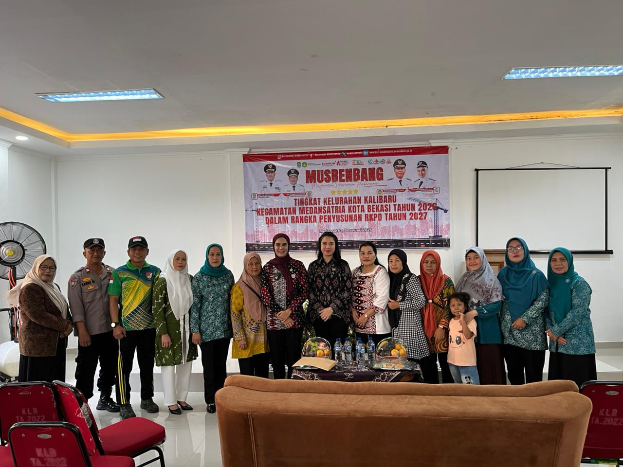 Polsek Medan Satria Dukung Perencanaan Pembangunan Daerah Lewat Pengamanan Musrenbang Kelurahan