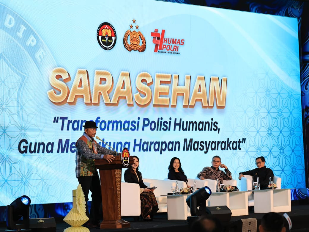 Sarasehan Hari Jadi ke-74 Humas Polri, Nanan Soekarna: Polisi Humanis Berlandaskan Kejujuran