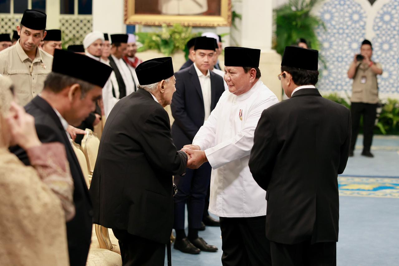 Momen Prabowo Apresiasi Quraish Shihab saat Nuzulul Qur’an di Istana: Perbedaan Bukan Perpecahan