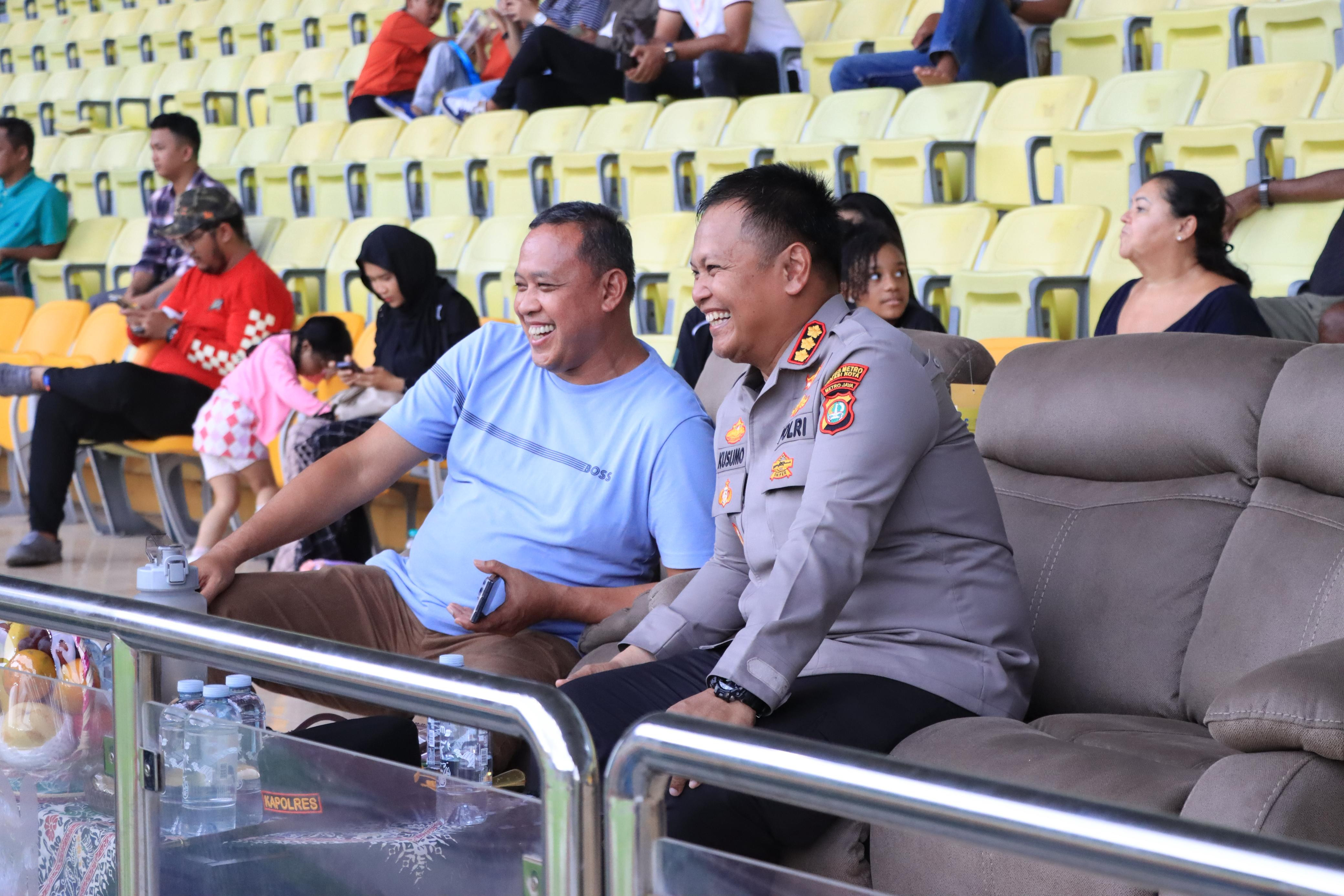 Amankan Duel Panas FC Bekasi City vs Sriwijaya FC, Polres Metro Bekasi Kota Terjunkan Personel Gabungan di Stadion PCB