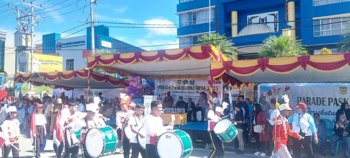 Dandim 1710/Mimika Hadiri Parade Paskah Okuimene 2025