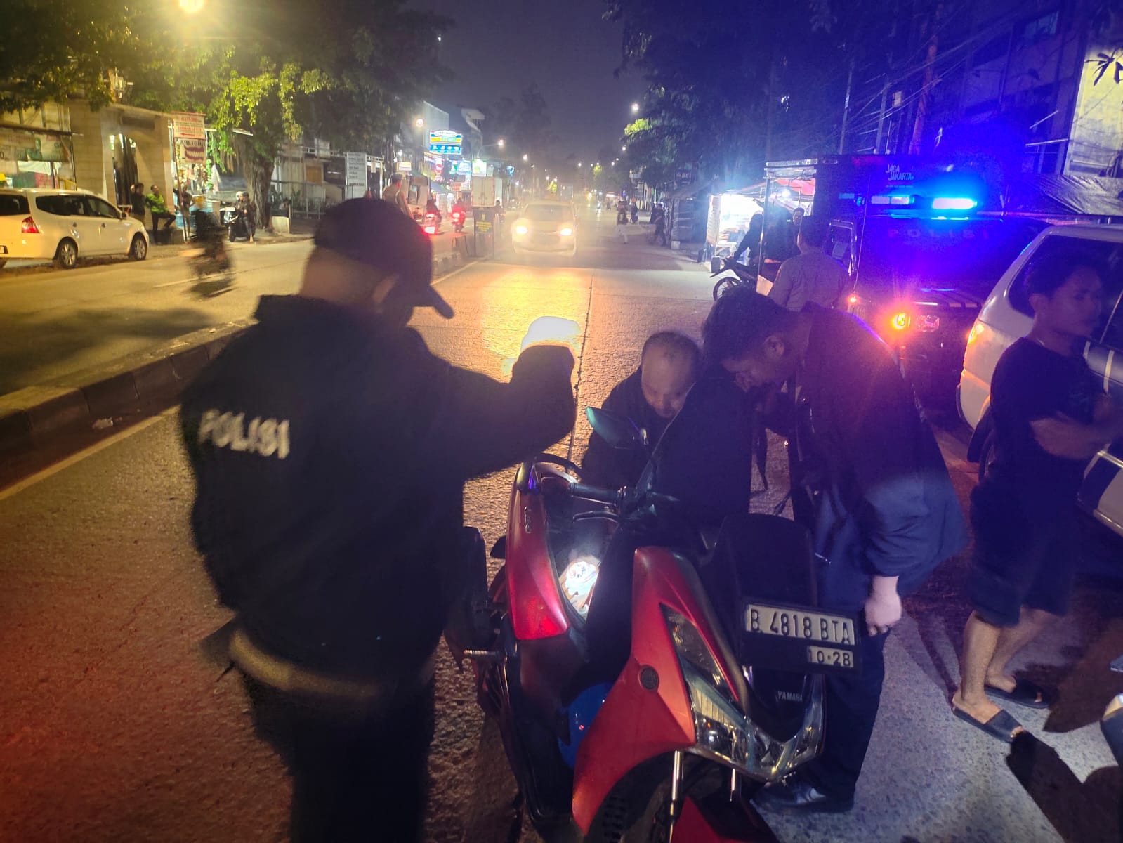 KRYD Polsek Metro Penjaringan Sikat Potensi Gangguan Kamtibmas, 16 Sepeda Motor Tanpa Kelengkapan Surat Diamankan
