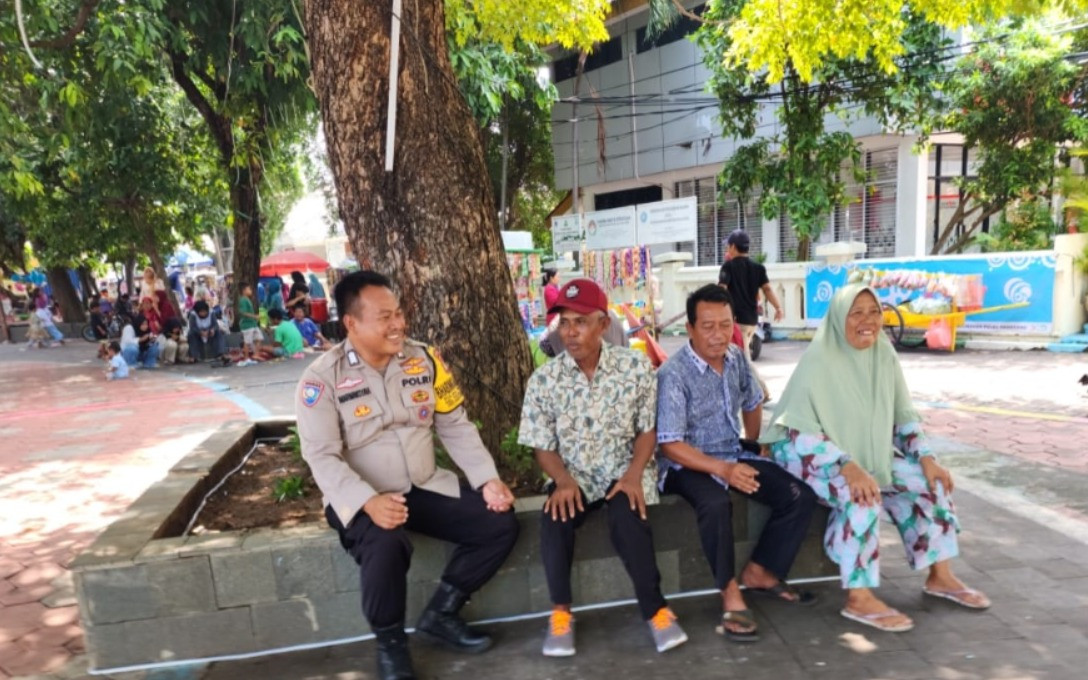 Cegah Premanisme, Bhabinkamtibmas Pulau Pramuka Jalin Kerja Sama dengan Tokoh Masyarakat