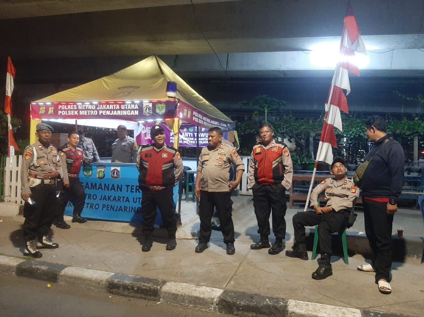Polsek Metro Penjaringan Intensifkan Patroli KRYD Antisipasi Tawuran dan Kejahatan Jalanan