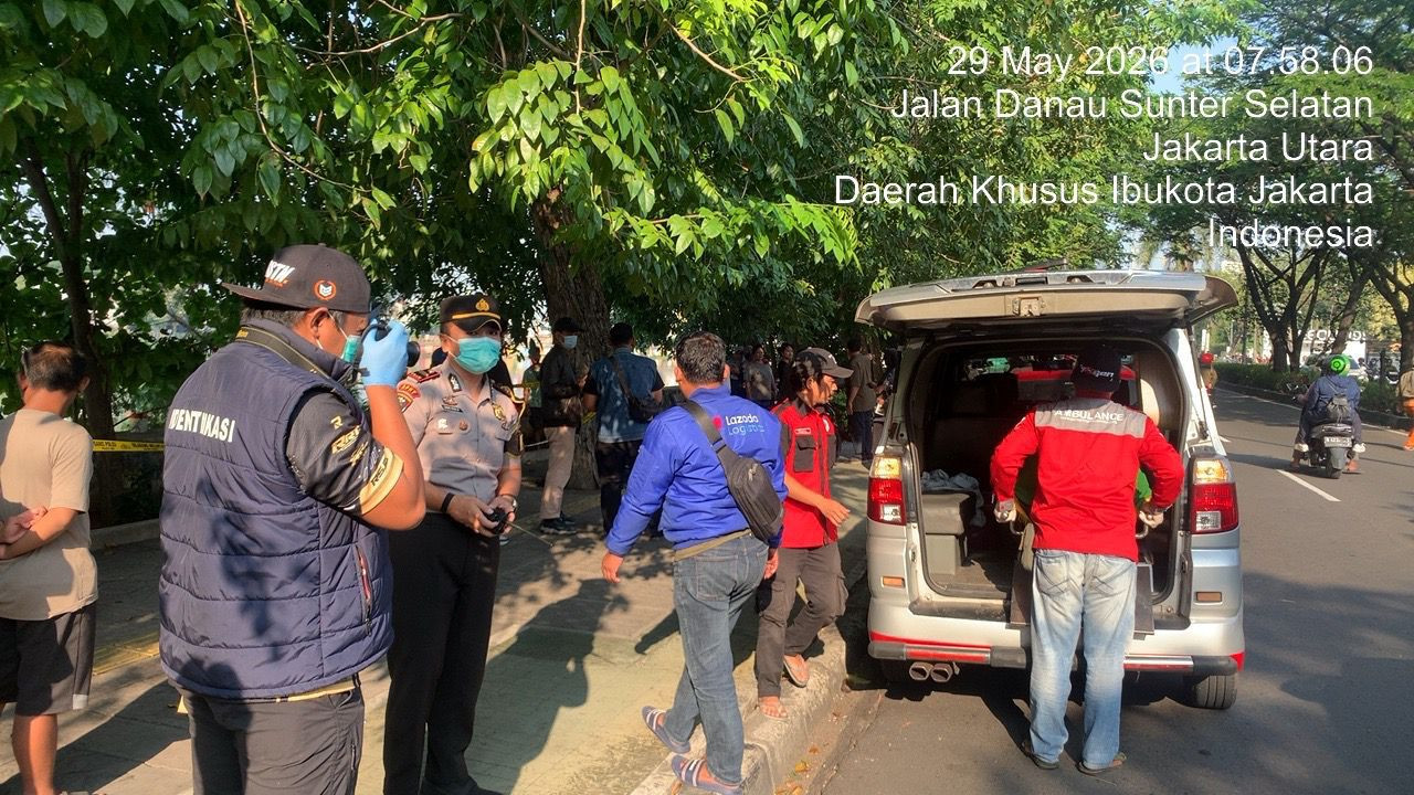 Respon Cepat 110 SPKT Polres Metro Jakarta Utara Tangani Penemuan Mayat di Danau Sunter