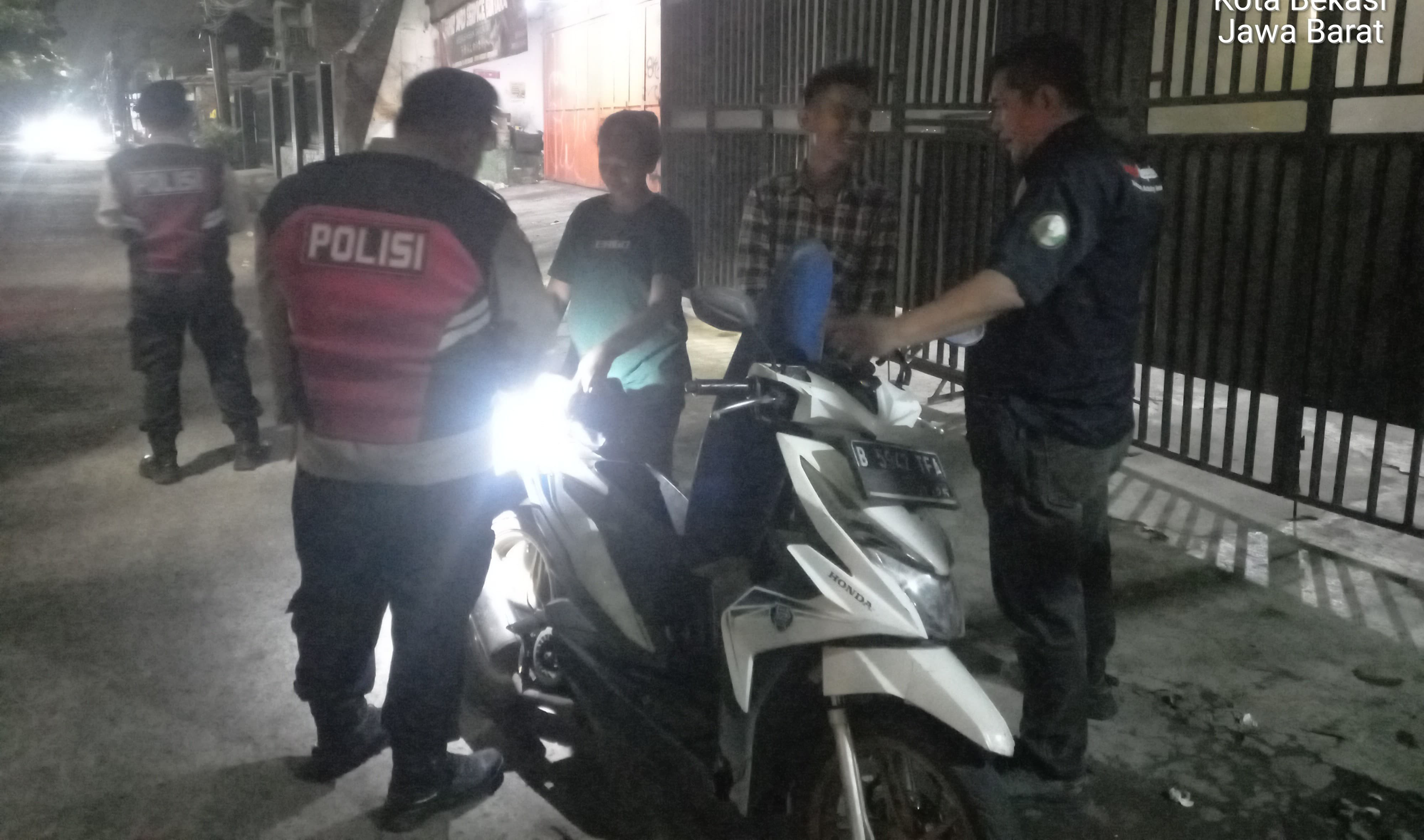 Antisipasi Tawuran dan Balap Liar, Polsek Bekasi Barat Sisir Sejumlah Titik Rawan