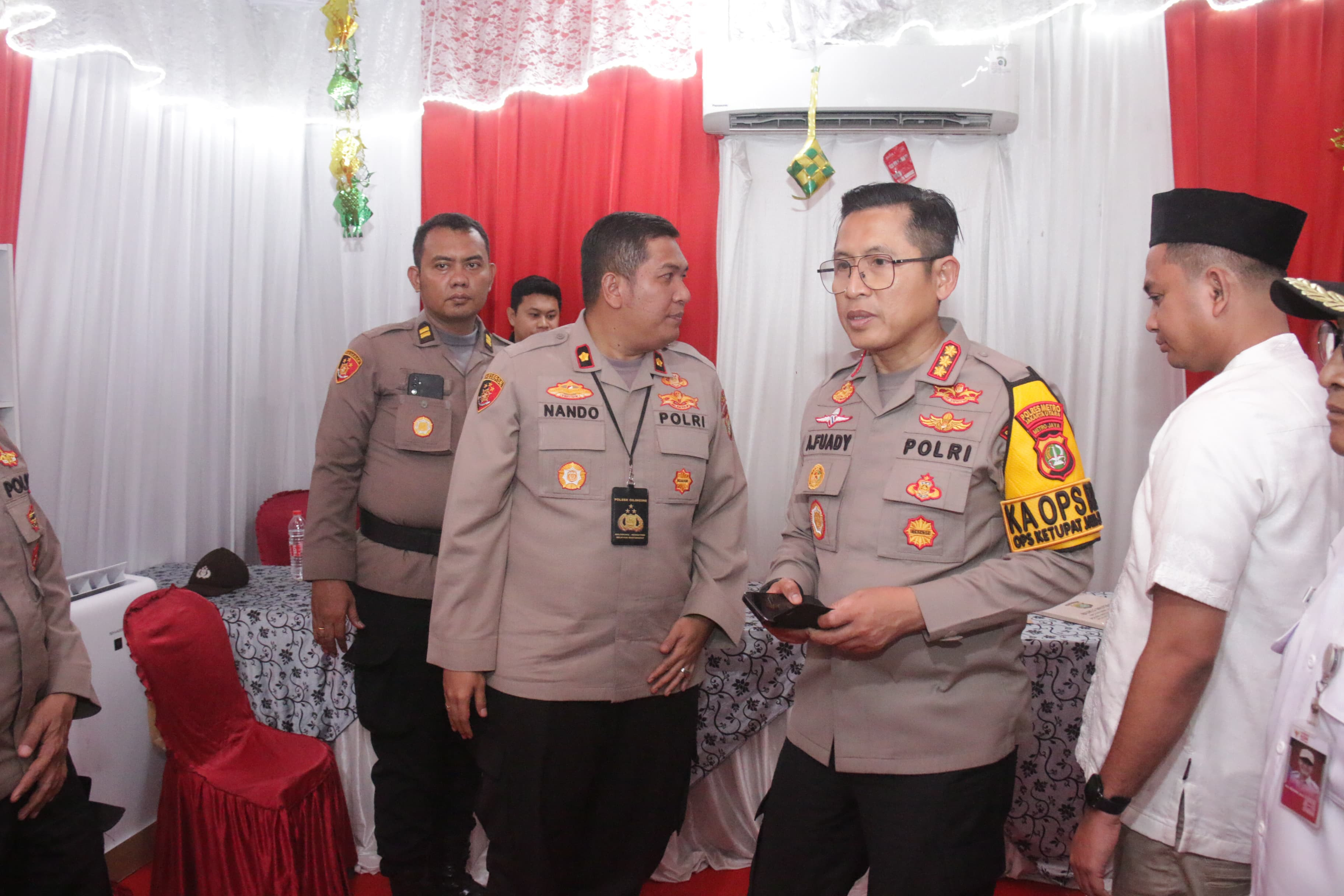 Kapolres Metro Jakarta Utara Tinjau Pospam Tanah Merdeka, Pastikan Keamanan Wilayah Tetap Kondusif