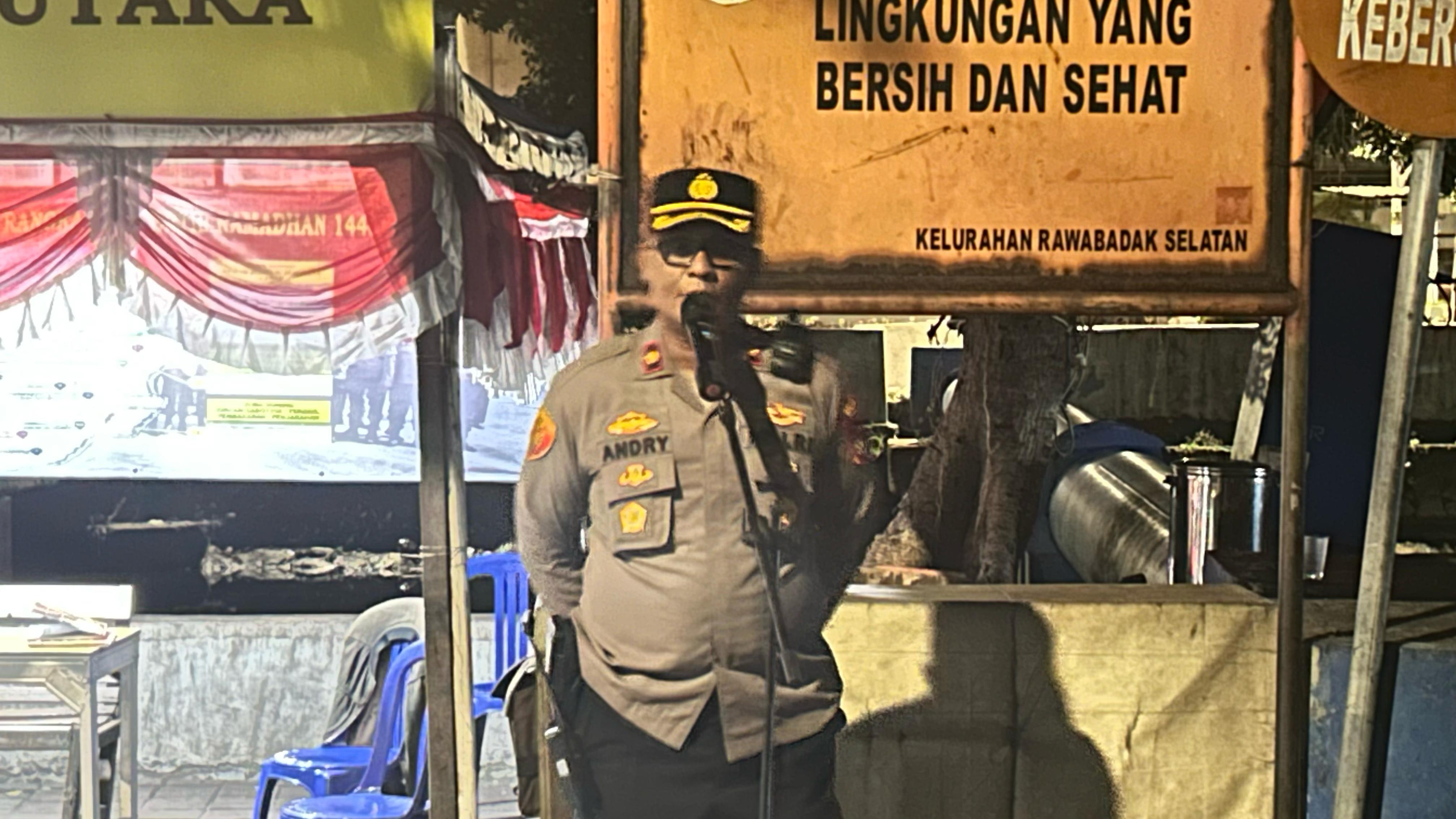 Kapolsek Koja Gelar Apel KRYD, Perketat Keamanan dan Sosialisasi Hotline 110 untuk Mudik Aman