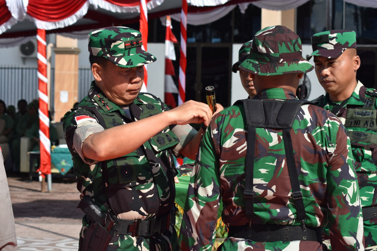 Berakhir Dengan Sukses, Dandim 1710/Mimika Bersama Pangdam XVII/Cenderawasih Menutup Kegiatan TMMD Reg Ke-124