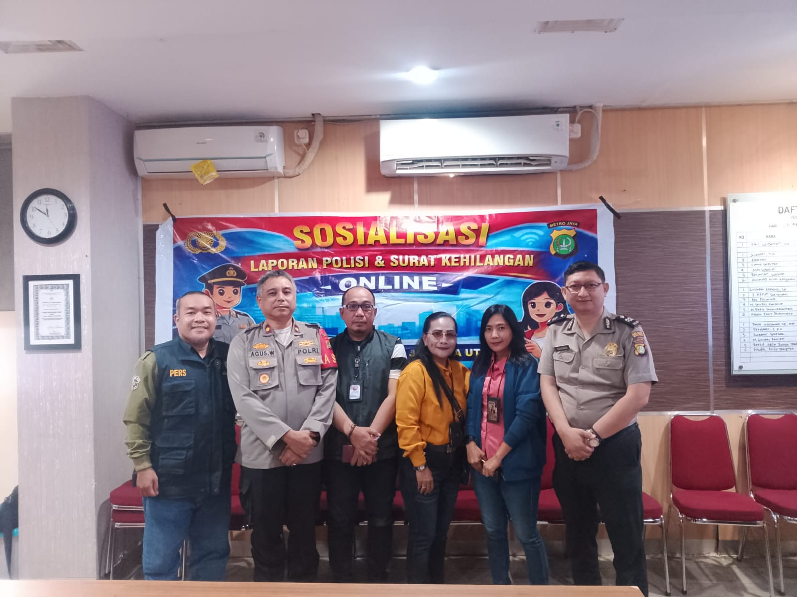 SPKT Polres Metro Jakarta Utara Sosialisasikan Super App Polri, Permudah Laporan Polisi Secara Online