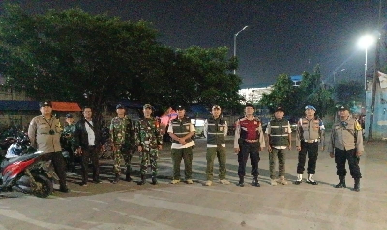 Apel Tiga Pilar di Cilincing, Aparat Gabungan Perkuat Patroli KRYD Jaga Kamtibmas