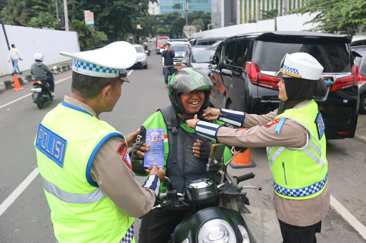 Operasi Keselamatan Jaya 2026 Digelar di Benhil, Polisi Utamakan Edukasi dan Pelayanan