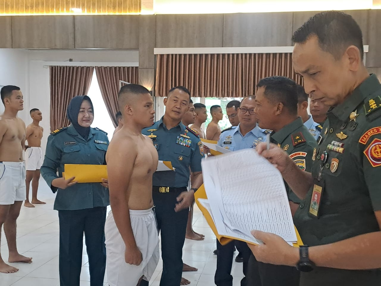 Turut Persiapkan Calon Pemimpin Masa Depan TNI, Danlanal Dumai Hadiri Sidang Pantukhirda Calon Taruna Akademi TNI