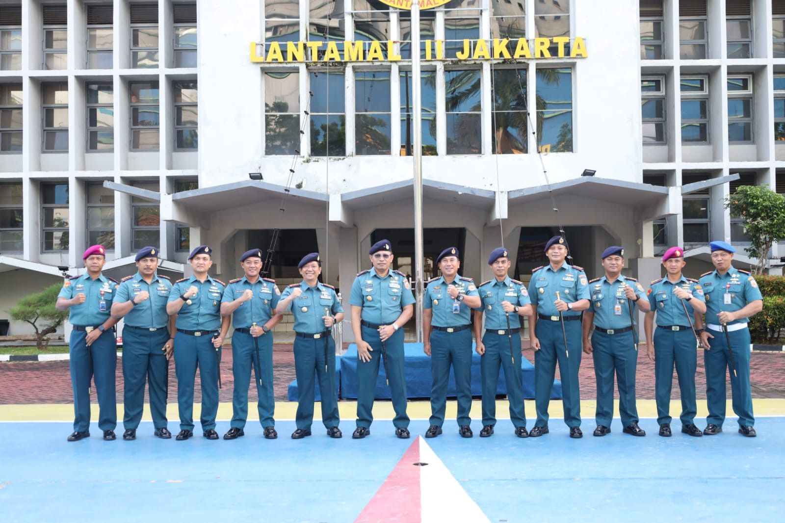 Komandan Lanal Bandung Hadiri Apel Khusus Danlantamal III Jakarta