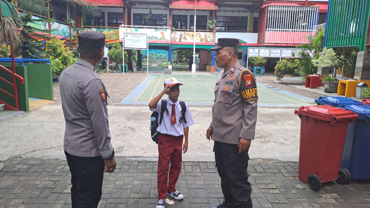 Strong Point di Dermaga dan Sekolah, Polres Kepulauan Seribu Cegah Perundungan dan Kekerasan Anak