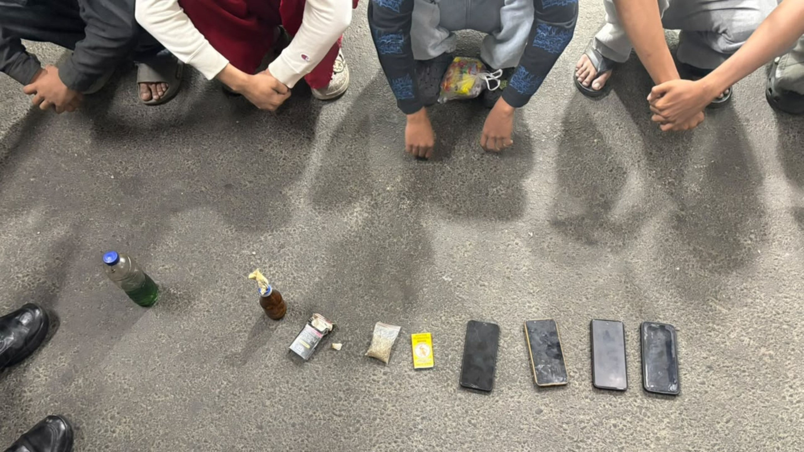 Patroli Gabungan Brimob Amankan 18 Pemuda Diduga Hendak Tawuran di Jakarta Timur