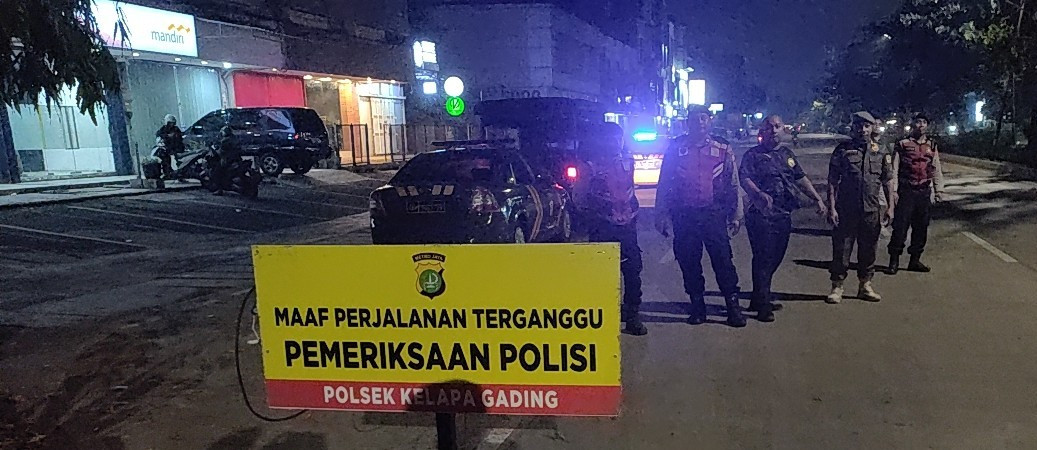Polsek Kelapa Gading Tingkatkan Patroli KRYD, Cegah Tawuran dan Kejahatan Jalanan