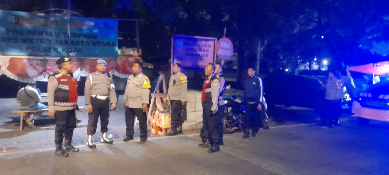 Polsek Koja Gelar Patroli KRYD, Antisipasi Tawuran, Begal, dan Geng Motor di Jakarta Utara