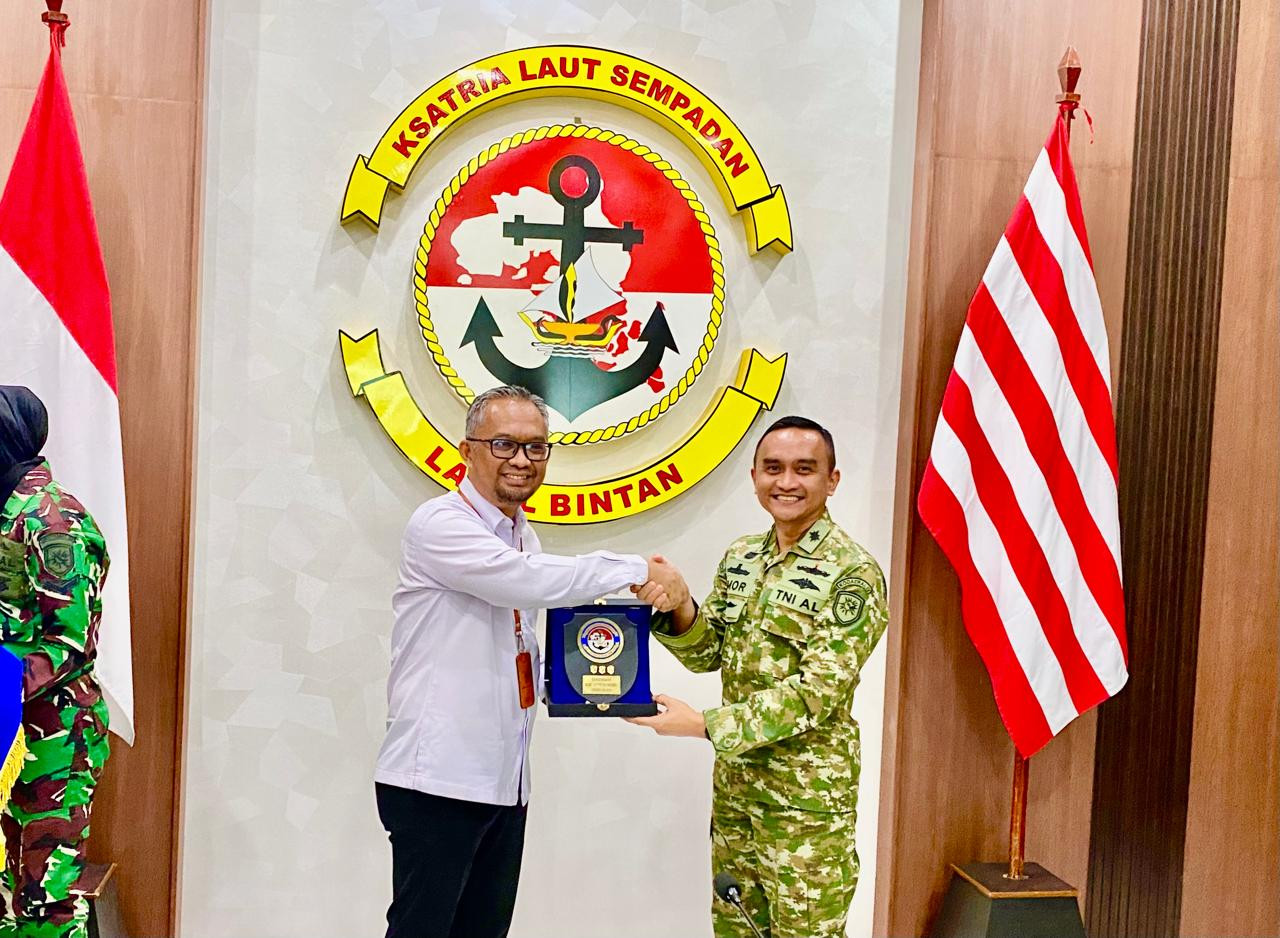 Perkuat Sinergi Sukseskan Sensus Ekonomi 2026, Komandan Lanal Bintan Terima Courtesy Call Kepala BPS Kabupaten Bintan