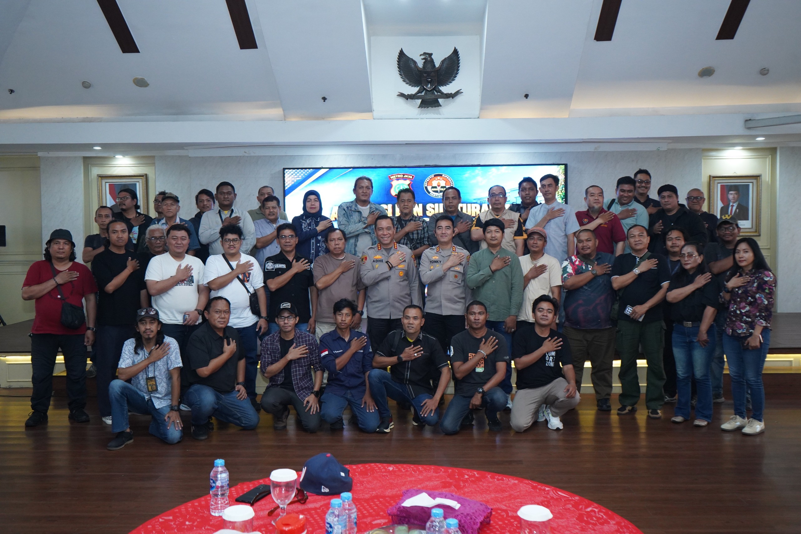 Kapolres Jakut Ajak Wartawan dan Pegiat Medsos Bersinergi Jaga Kondusivitas Jakarta Utara
