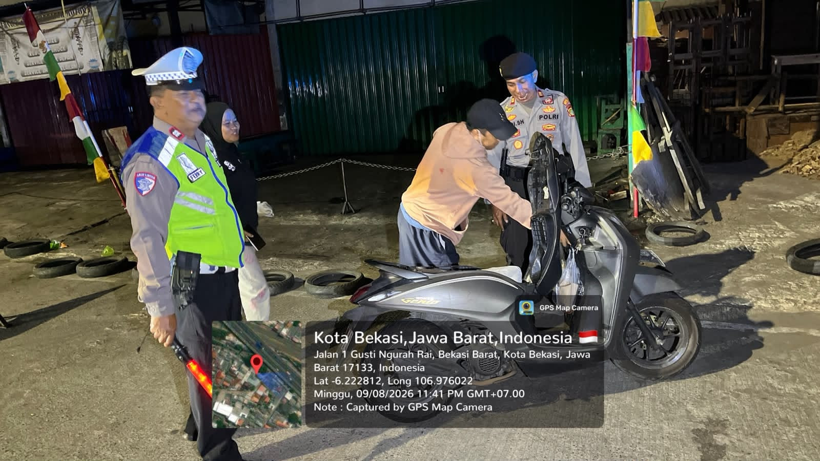 Jaga Jakarta On The Spot, Polsek Bekasi Barat Gelar Razia Stasioner dan Patroli Antisipasi Kejahatan Jalanan serta Tawuran