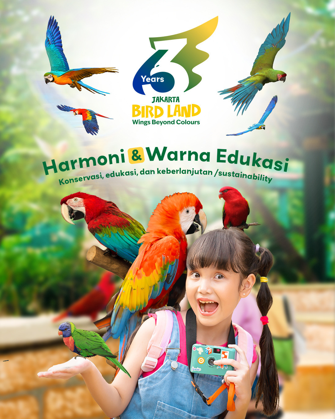 Rayakan HUT ke-3, Jakarta Bird Land Ancol Ajak Anak-anak Cintai Satwa Lewat Dongeng Edukasi