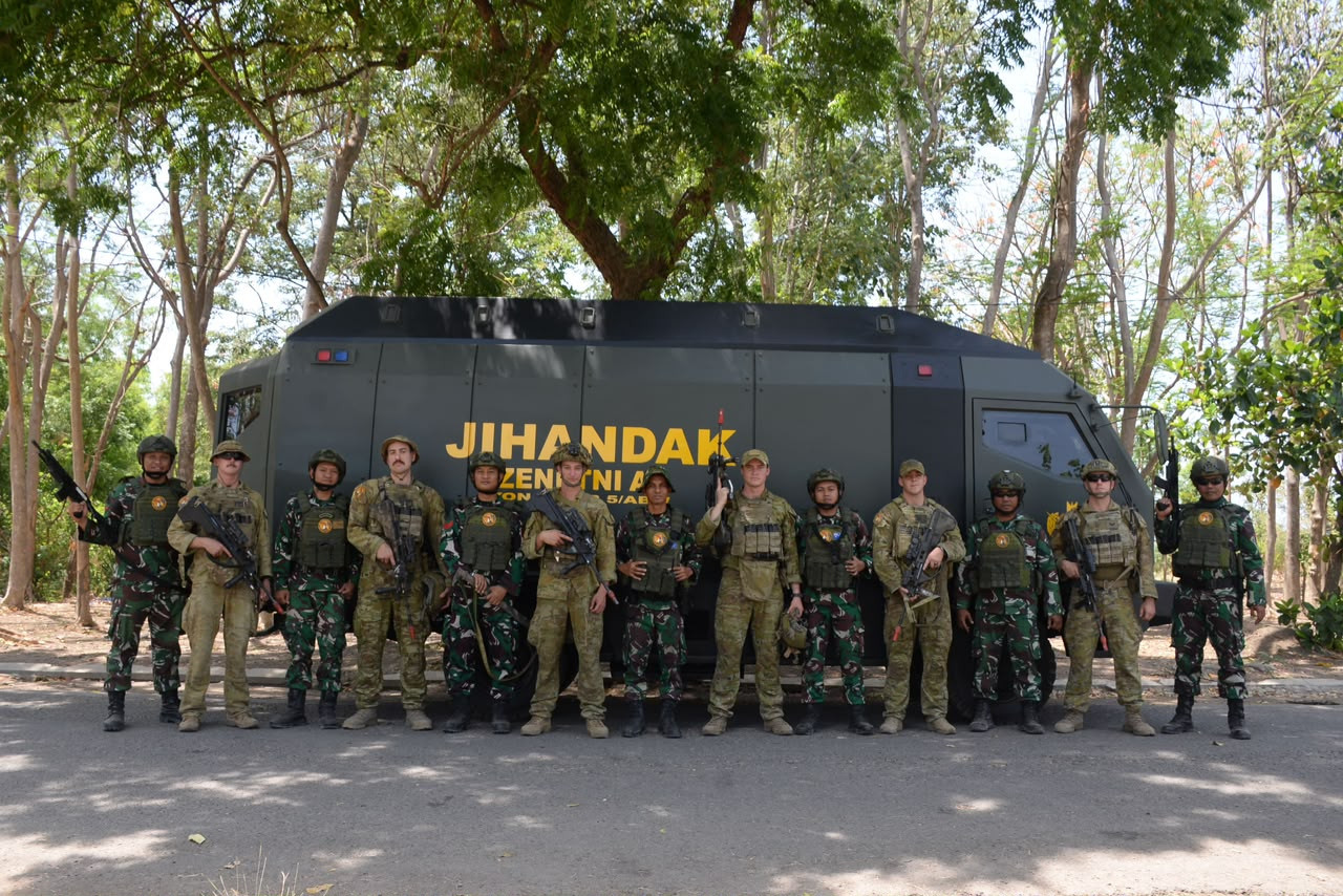 Jinakkan Bahan Peledak, Prajurit Zeni TNI-Australia Integrasikan Pemahaman Taktis