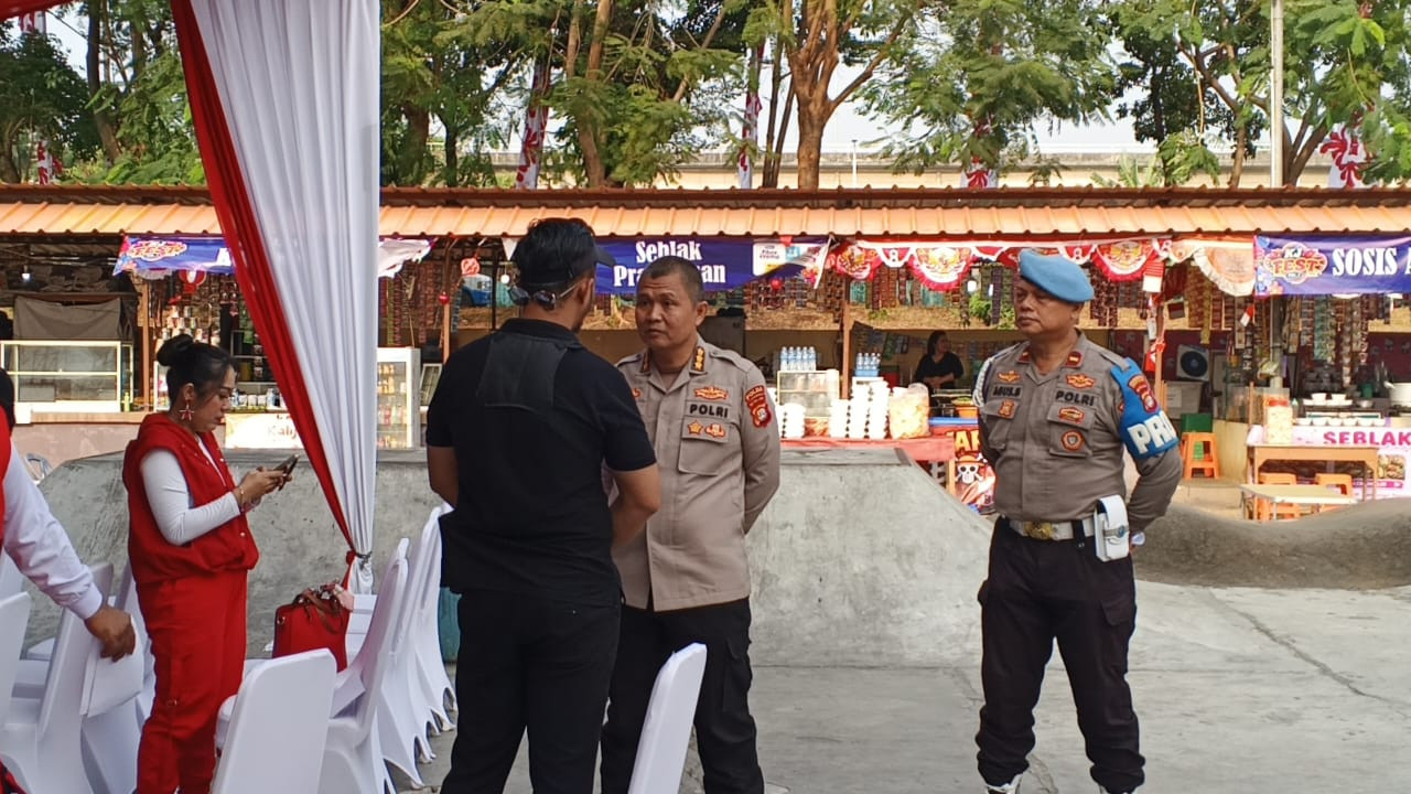Kapolres Jakut Cek Kesiapan Jamuan Rakyat di Kali Jodo