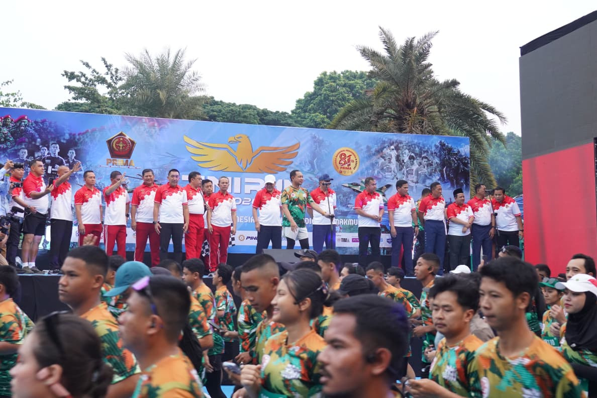 TNI Run 2026 Meriahkan Rangkaian HUT Ke-81 TNI, 15.965 Pelari Padati Monas