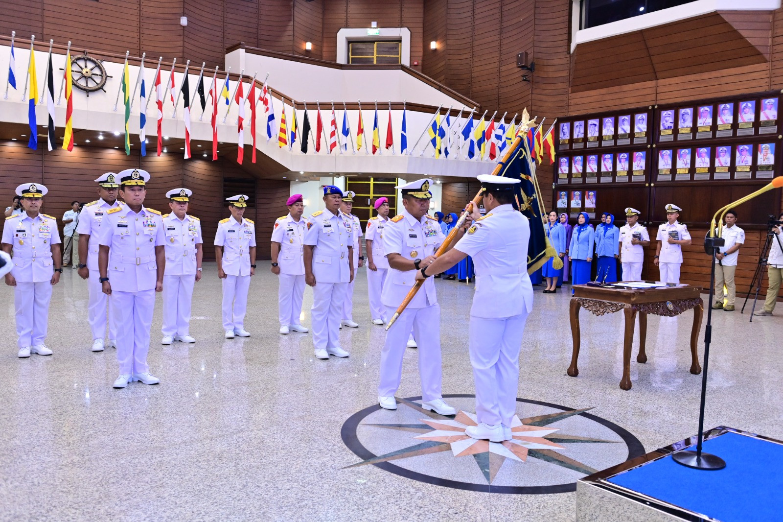 Komandan Kodaeral I Hadiri Serah Terima Jabatan dan Peresmian Organisasi Baru TNI Angkatan Laut