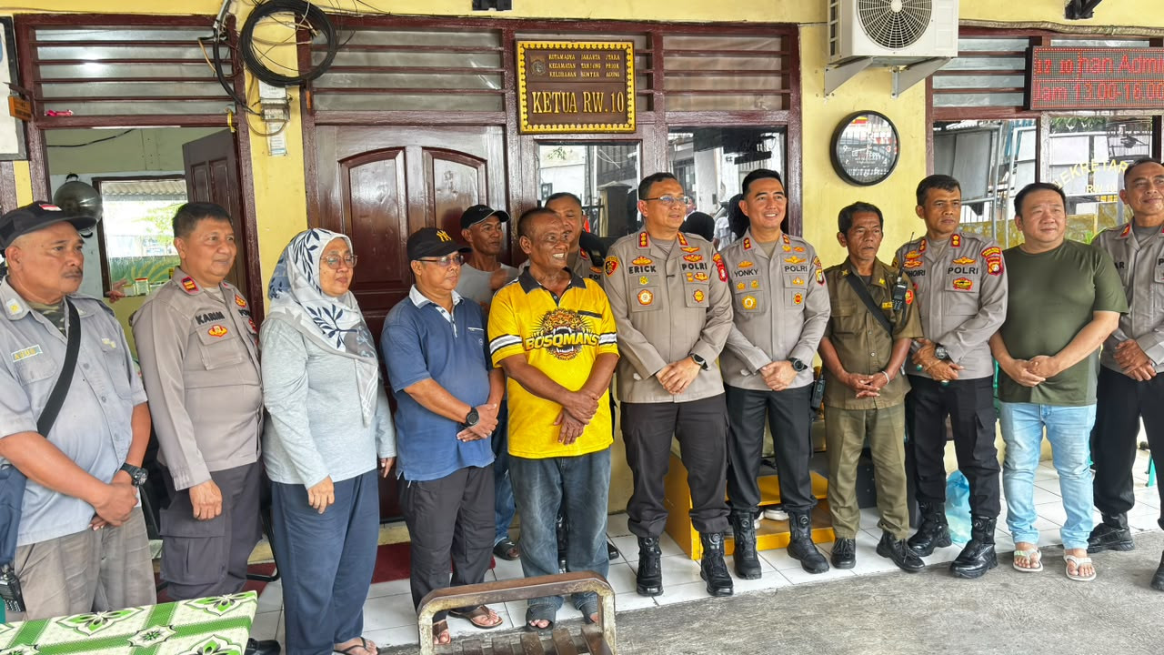 Jaga Jakarta On The Spot, Kapolres Jakarta Metro Utara Dorong Peran Aktif Warga Jaga Keamanan Lingkungan