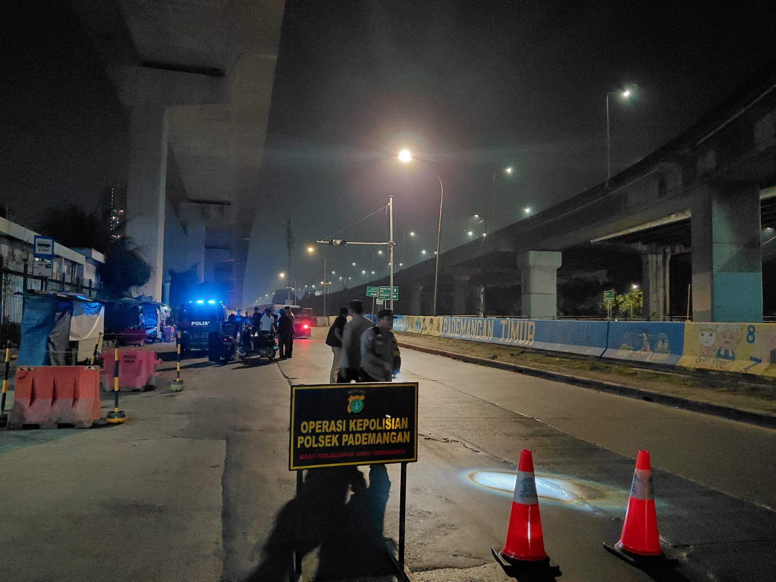 Patroli KRYD dan Operasi Razia Stasioner Polsek Pademangan, Situasi Wilayah Tetap Aman dan Kondusif