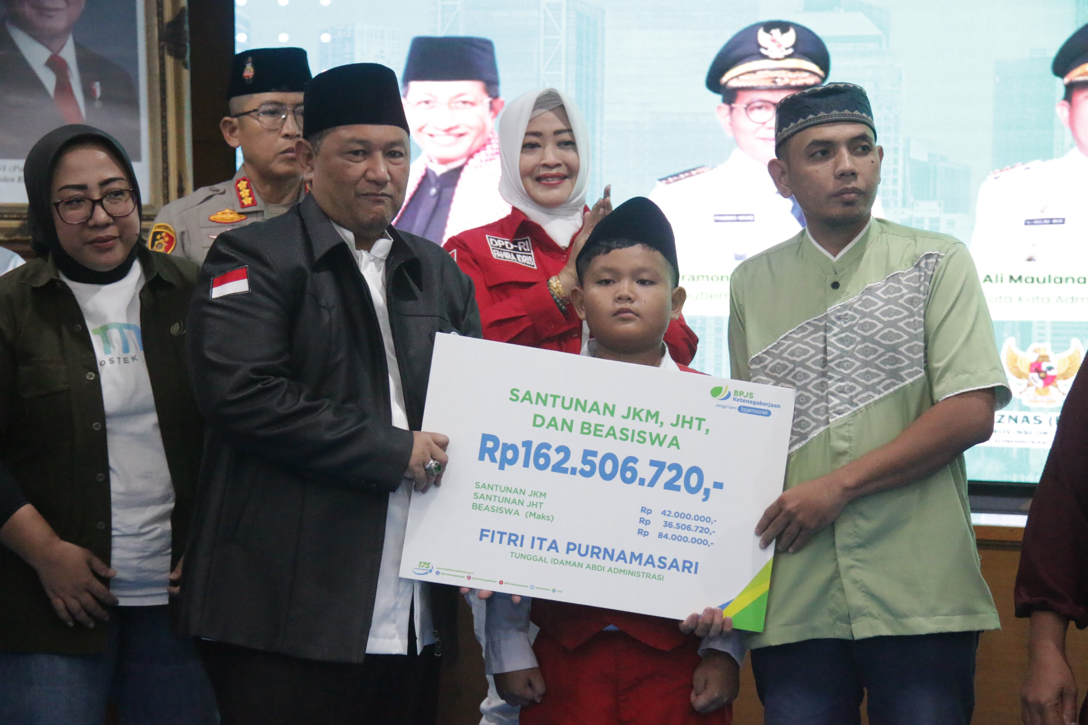 Kapolres Metro Jakut Hadiri Santunan Anak Yatim Bersama FLO DKI Jakarta: Wujud Kepedulian dan Kebersamaan di Bulan Suci
