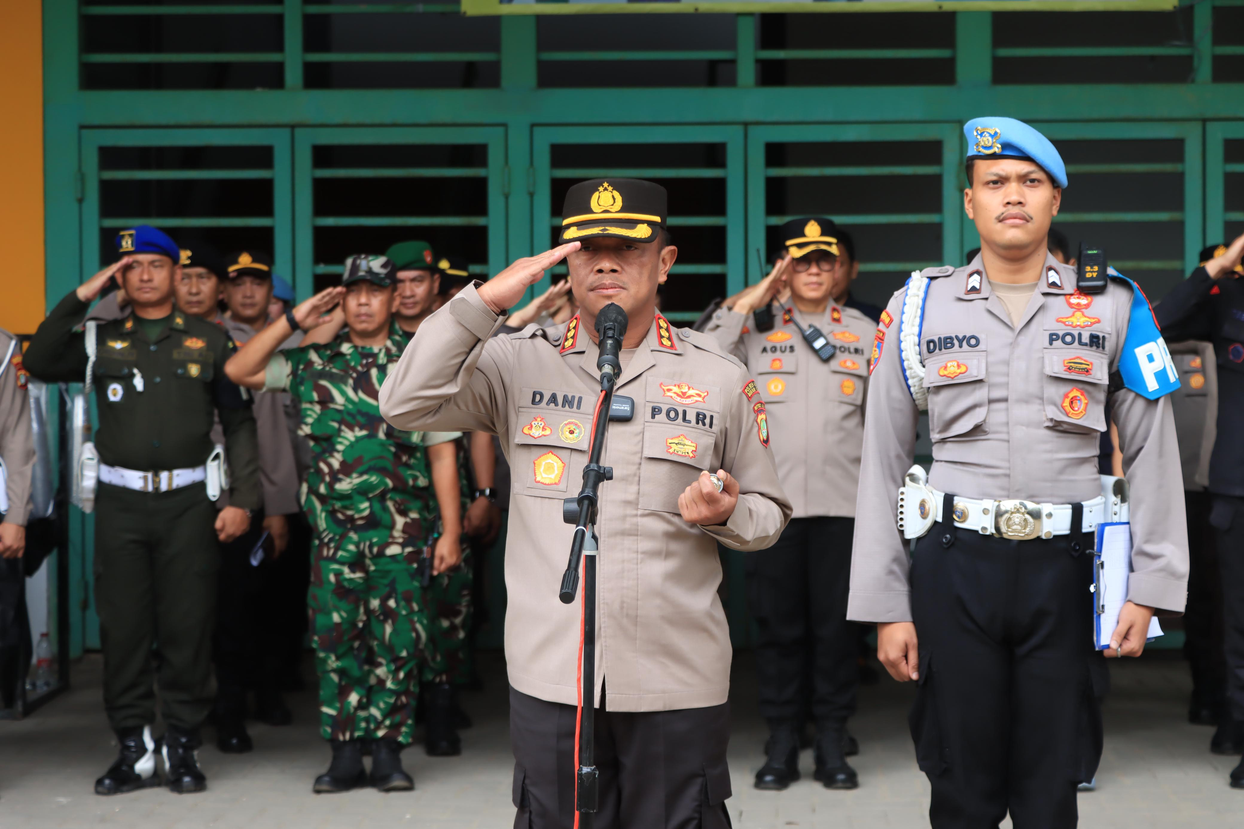 Polres Metro Bekasi Kota Gelar Apel Pengamanan Liga 1 BRI: Persija Jakarta vs PSBS Biak Numfor