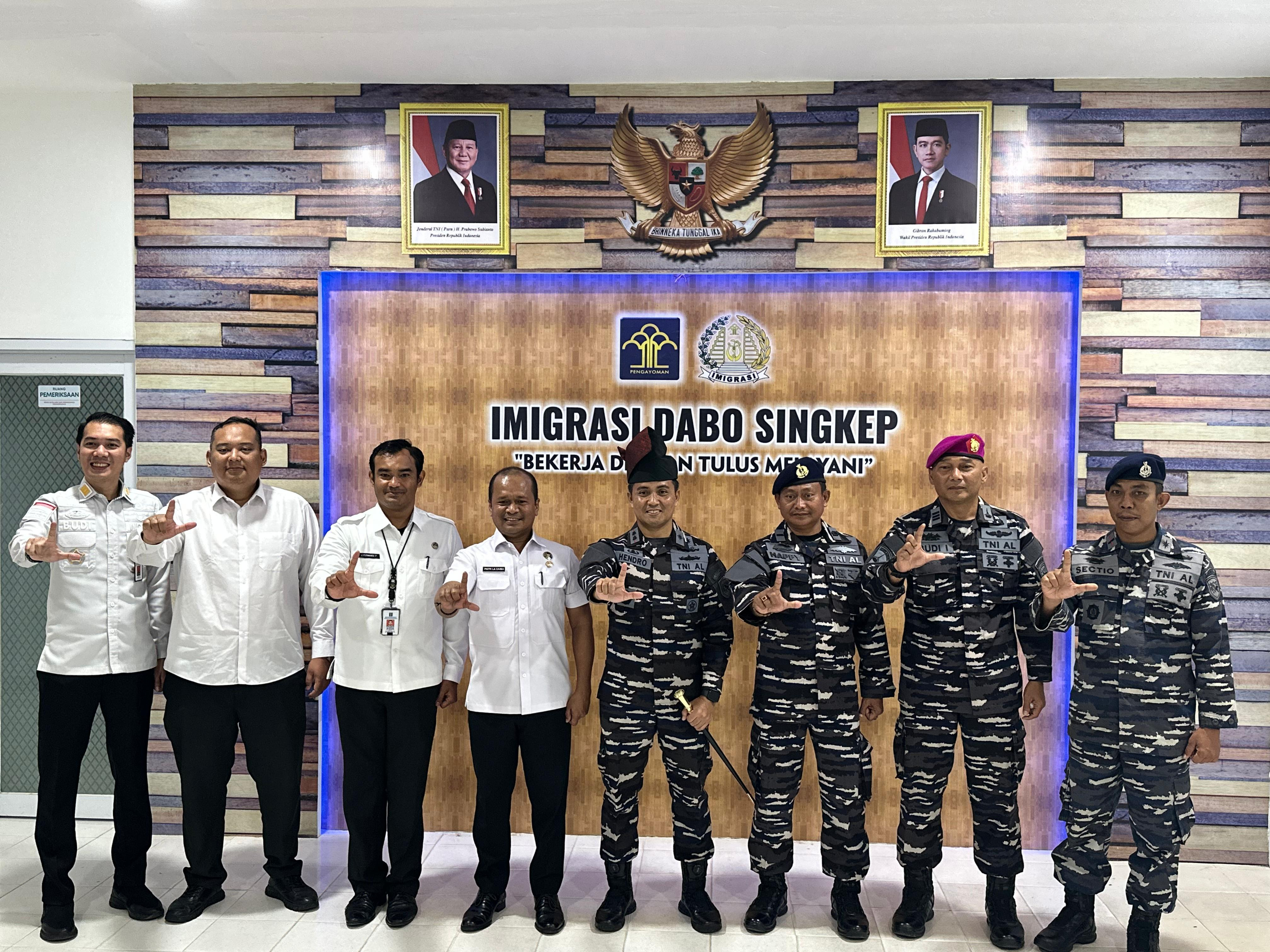 Pererat Sinergitas dan Silahturahmi, Danlanal DBS Laksanakan Kunjungan Kerja Ke Forkopimda Dabo Singkep