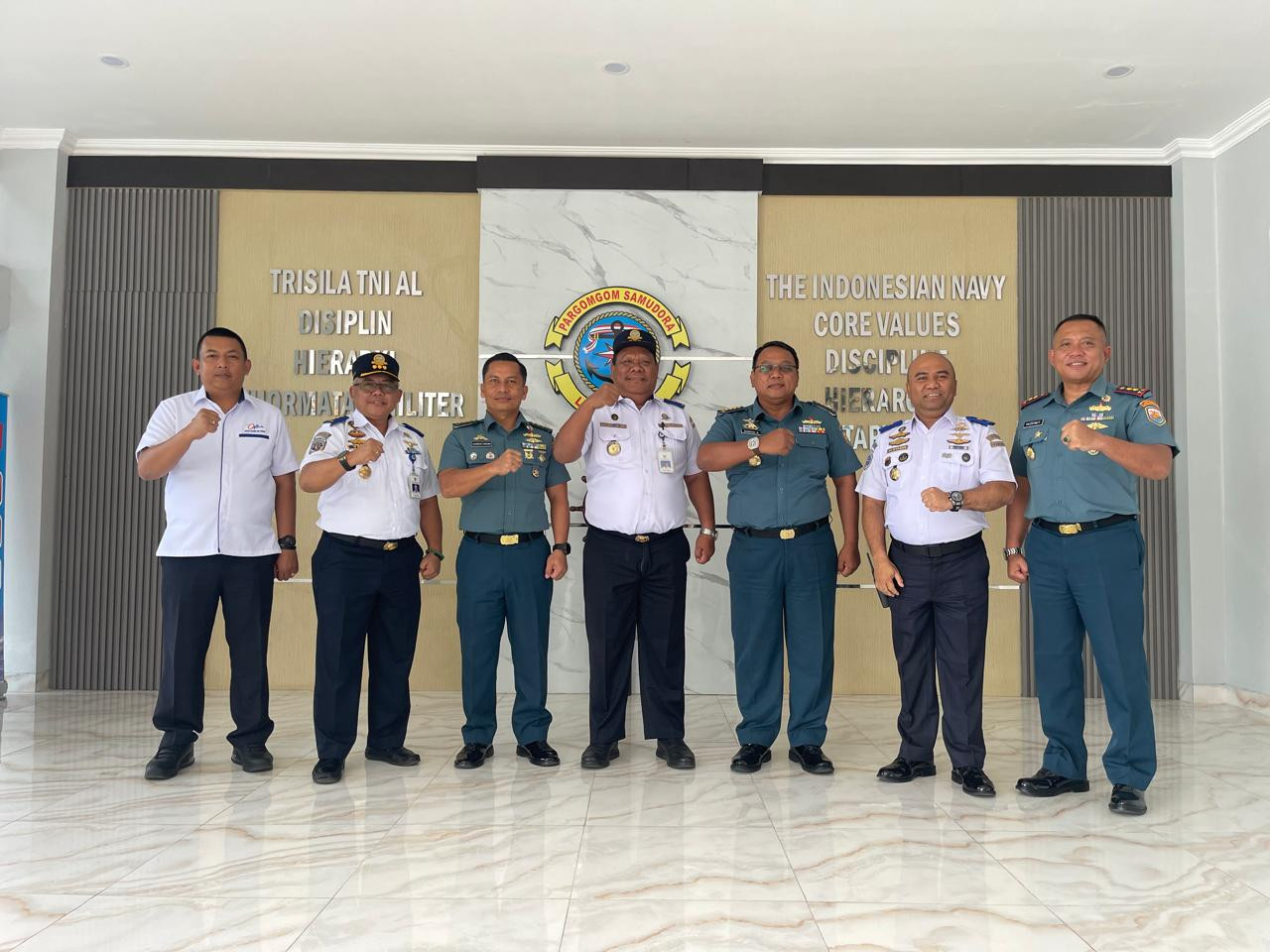 Tingkatkan Sinergitas, Lantamal I Terima Kunjungan Silaturahmi Kepala KSOP Utama Belawan