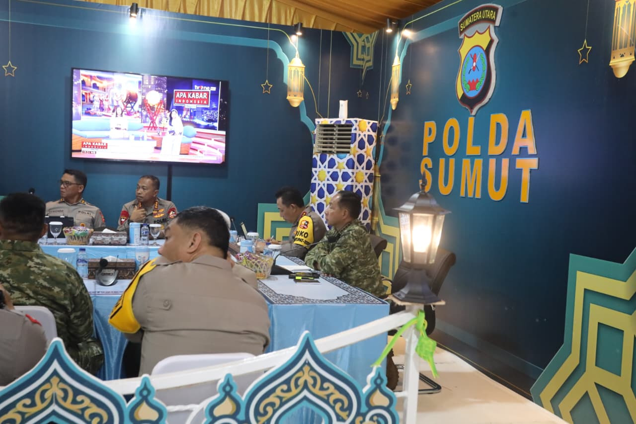 Panglima TNI dan Kapolri Tinjau Pos Terpadu Mudik Lebaran 2026 di Medan