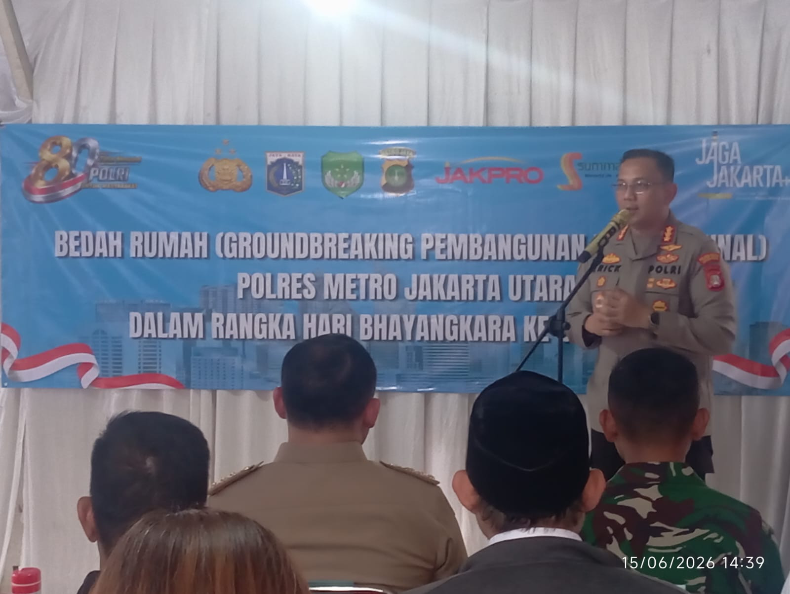 Sambut HUT Bhayangkara ke-80, Polres Metro Jakarta Utara Gelar Groundbreaking Bedah Rumah dan Pembangunan MCK Komunal di Pejagalan