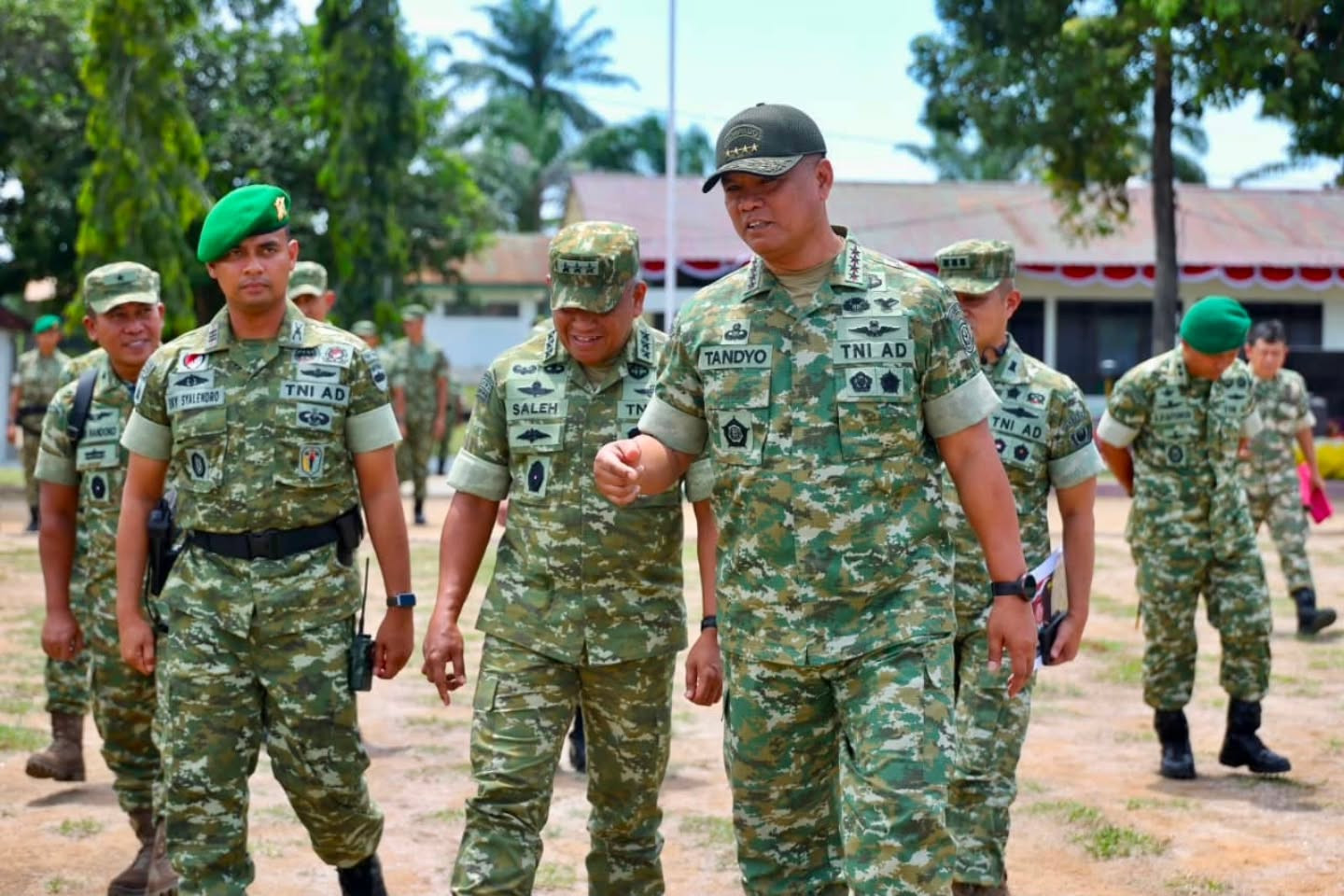 Wapang TNI Tinjau Kesiapan Yonif TP di Sumatera Utara