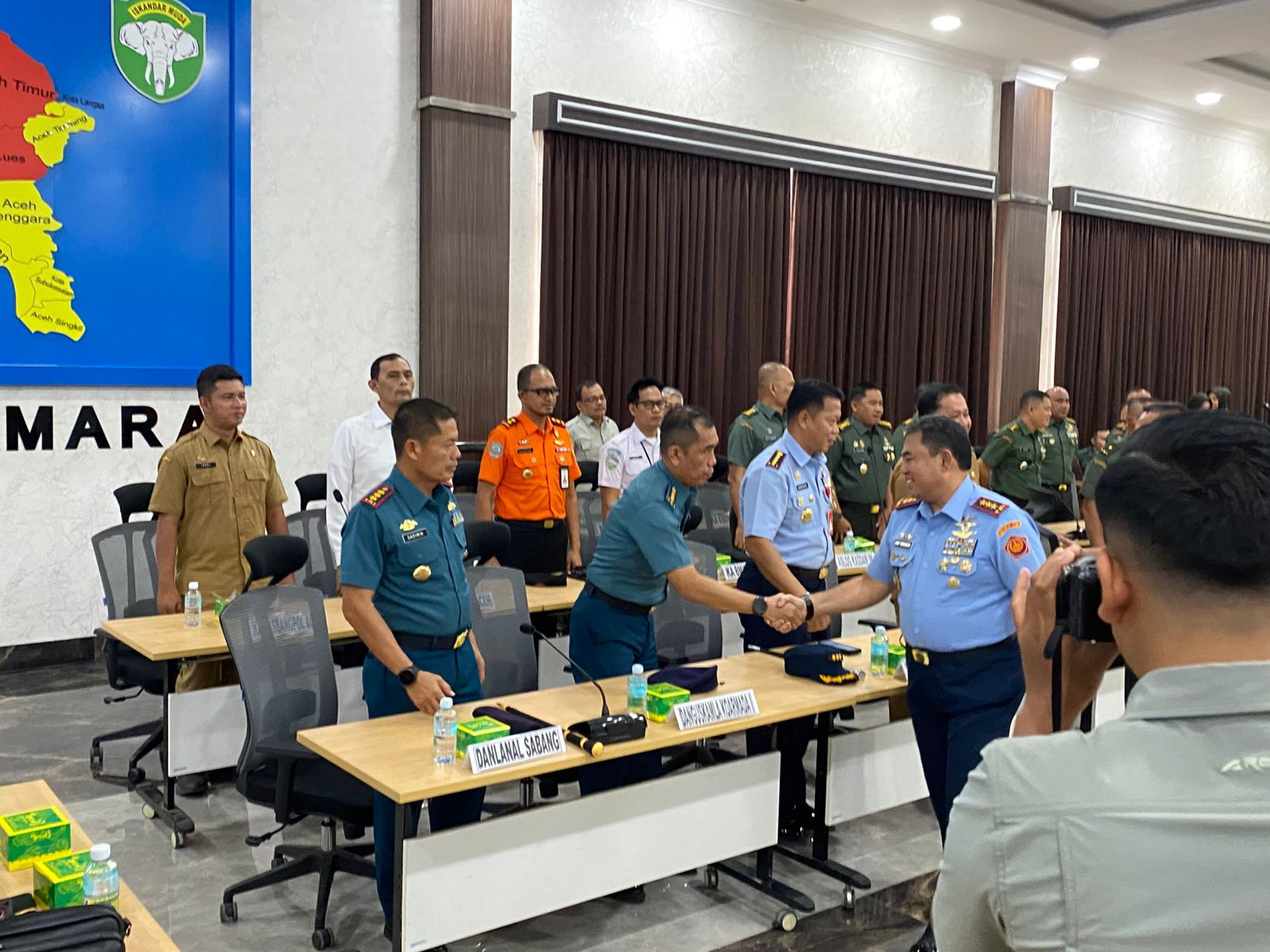 Danlanal Sabang Hadiri Pembukaan Latihan Penyusunan Rentinkon Kotama Operasi TNI Pasis Sesko TNI Tahun 2025