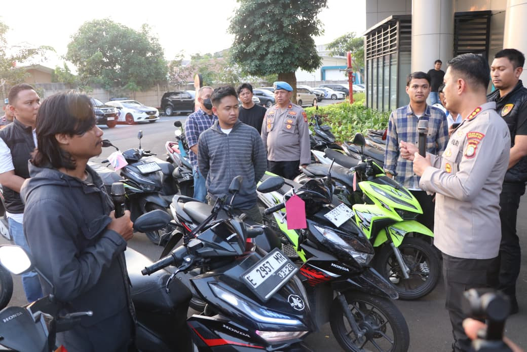 Kapolres Metro Tangerang Kota Rilis Hasil Operasi 3C, Puluhan Pelaku Kejahatan Jalanan Ditangkap