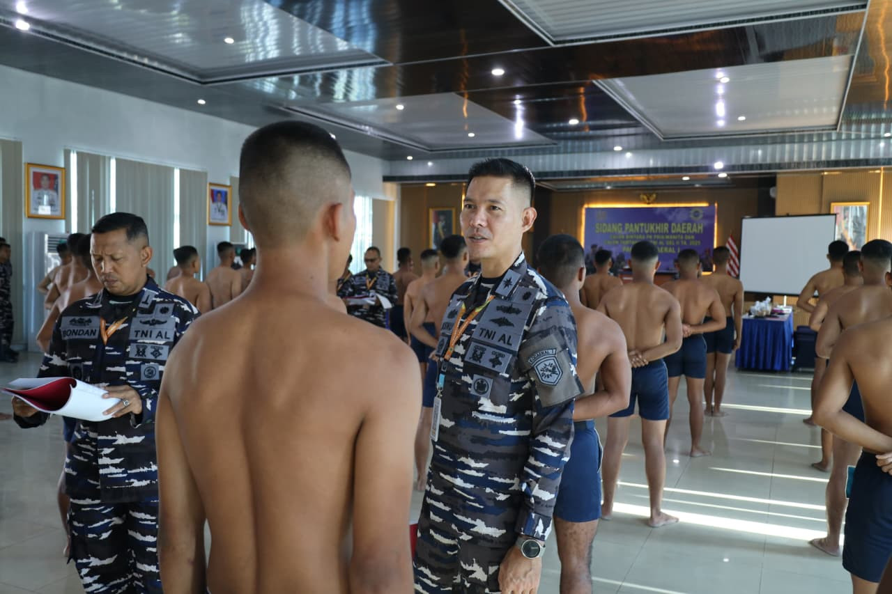 Danlanal Simeulue Hadiri Sidang Pantukhir Daerah Caba dan Cata PK TNI AL Tahun 2025 di Panda Kodaeral I