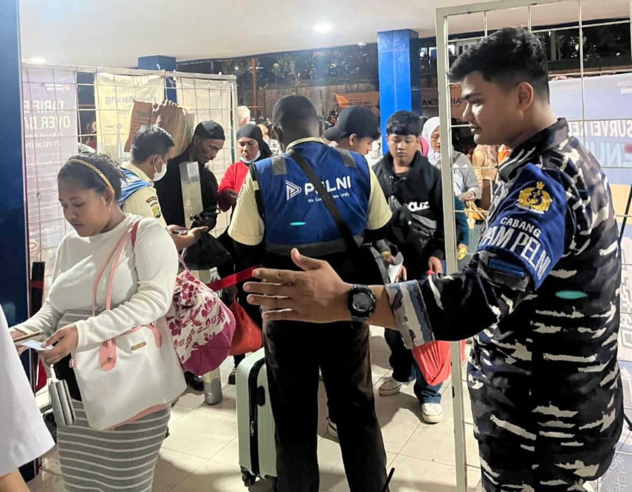 Antisipasi Lonjakan Mobilitas Masyarakat Selama Nataru, Lanal Bintan Tingkatkan Pengamanan di Pelabuhan Sei Kolak Kijang