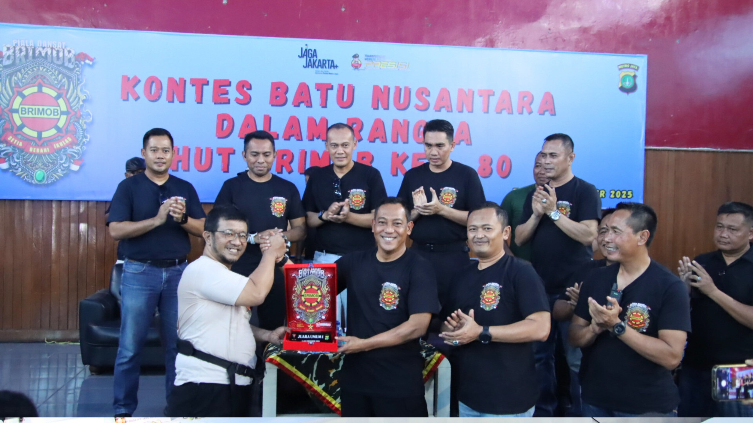 Piala Dansat Brimob, Kontes Batu Nusantara di Cipinang Jadi Wadah Kebersamaan Brimob dan Masyarakat