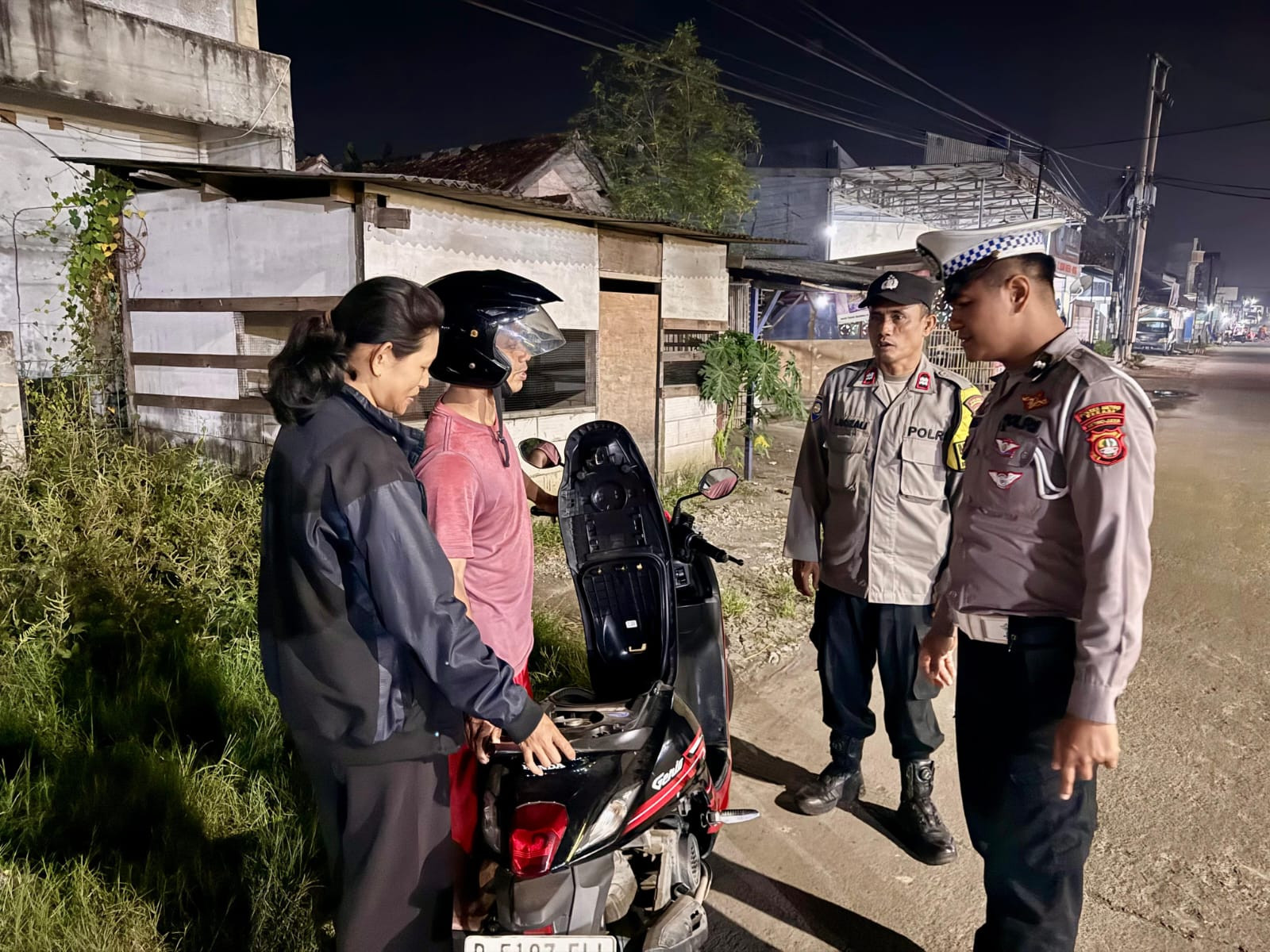 Jaga Jakarta Jaga Bekasi, Polsek Tambun Selatan Perkuat Patroli Malam di Wilayah Tambun Utara