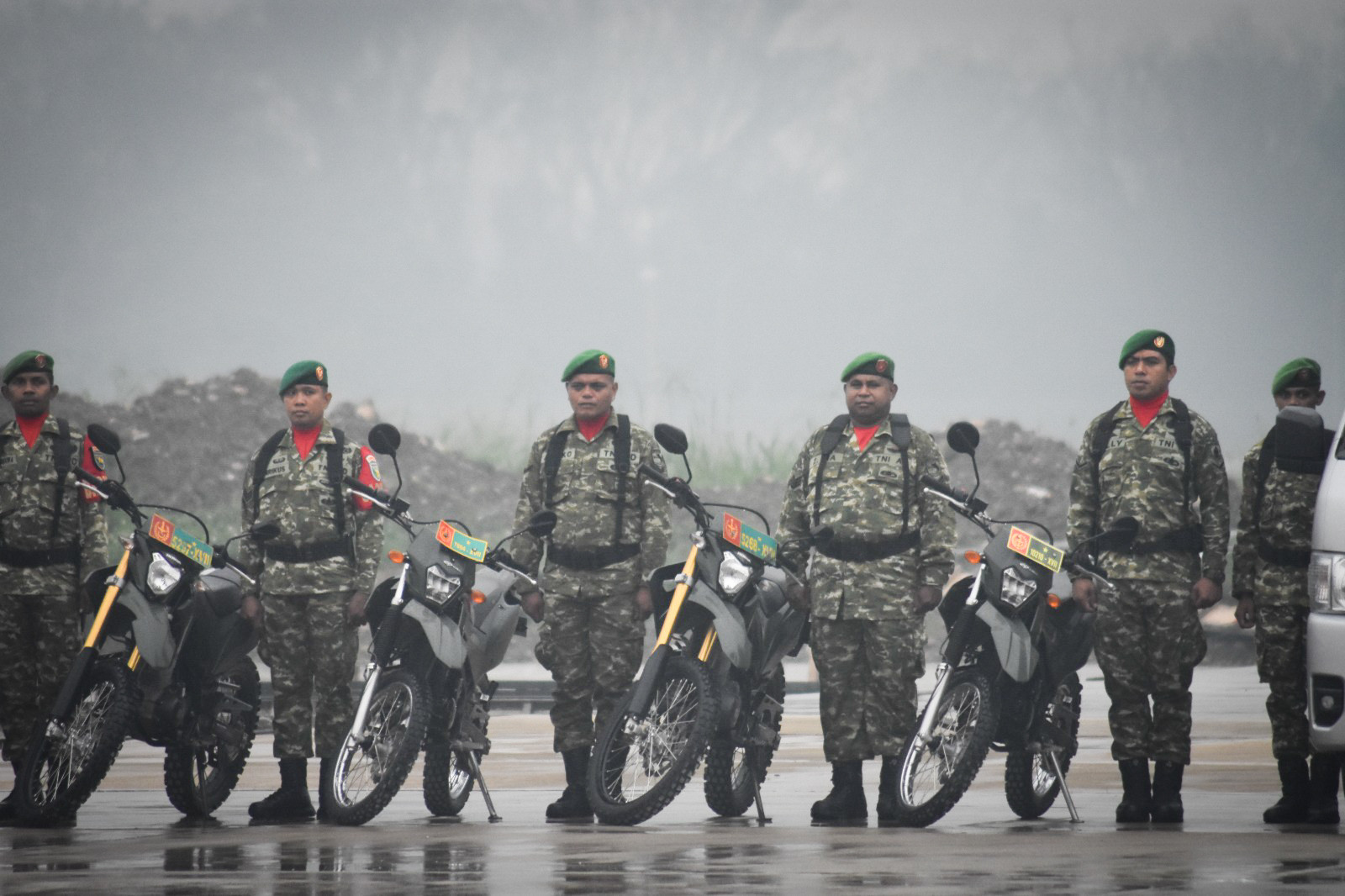 Upacara HUT ke-81 TNI di Timika Berlangsung Khidmat